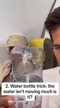 water bottle test turbulence|Pilot's clever water bottle trick helped him through 'worst .